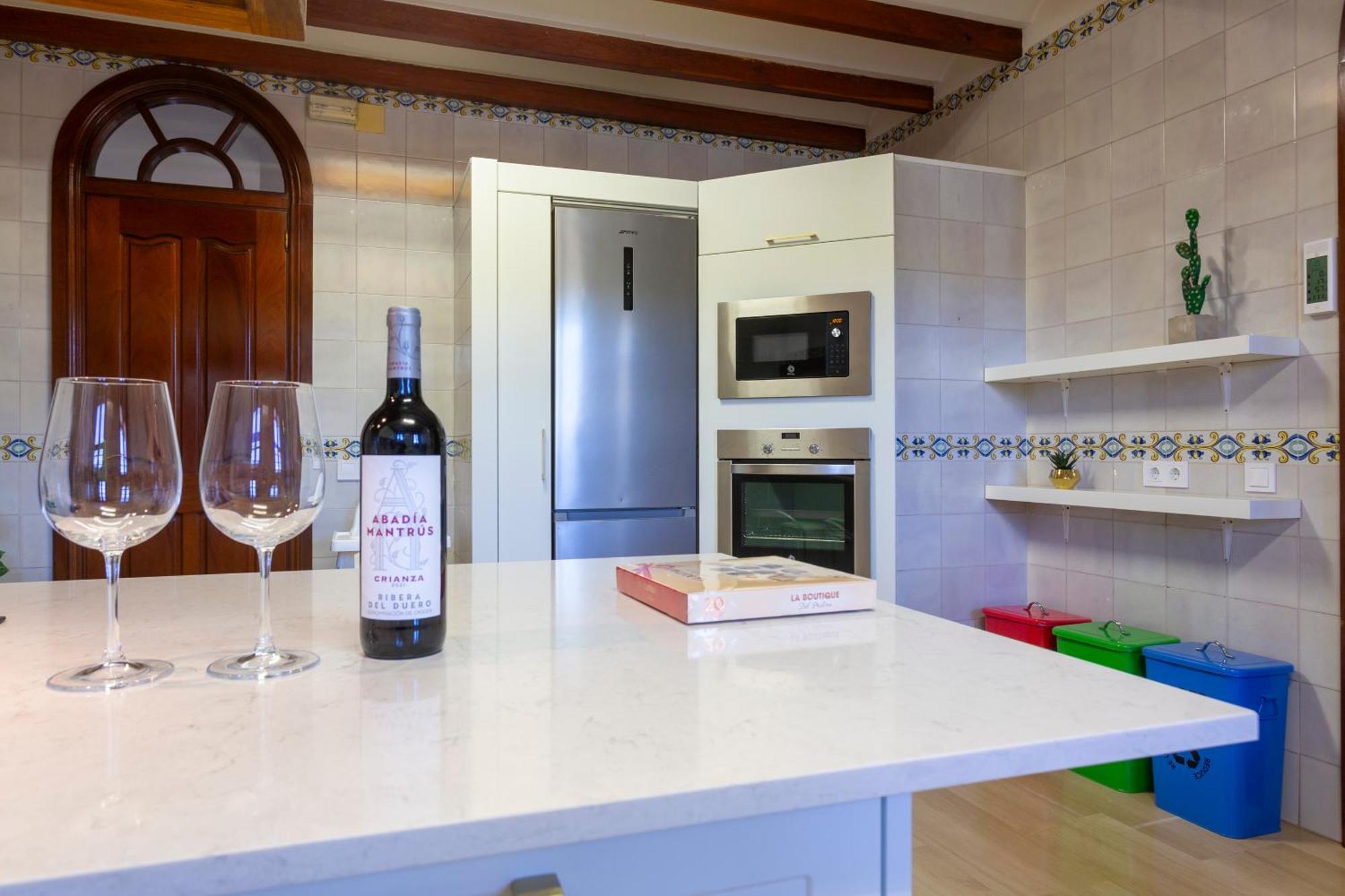 Andalusian Villa On The Sea And The Bay Of Málaga Exterior foto